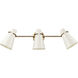 Reeva 3 Light 26 inch Modern Brass Bath Vanity Wall Light